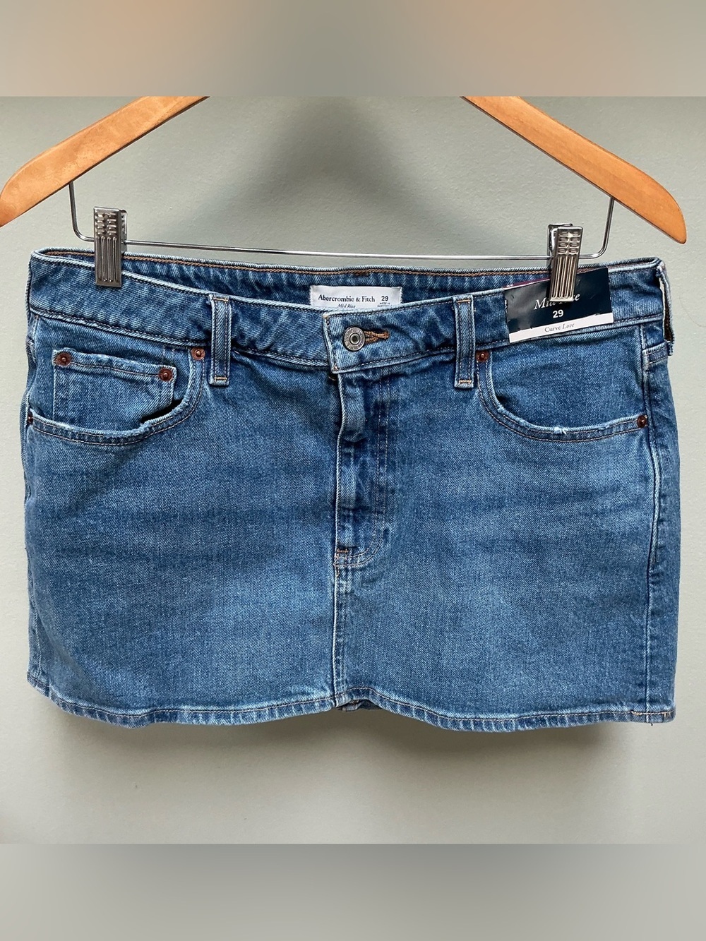 Abercrombie Women’s Denim Mini Skirt Jeans Size 29